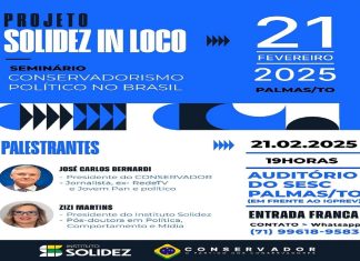 Instituto solidez promove seminário em defesa dos valores tradicionais em Palmas