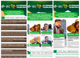 XX Semana Tecnológica promove 2º Fórum de Segurança Jurídica da Propriedade Rural, Ambiental e Fundiária